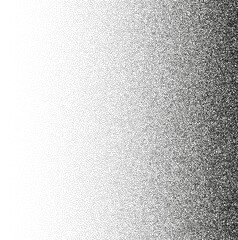 Noise gradient texture grain dot stipple vector background black pattern. Grunge fade dot noise gradient spray © kolonko