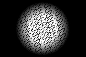 colourful  gradient circle pattern of traditional batik ethnic  for wallpaper background ads sticker or clothing