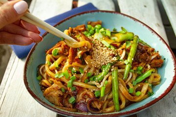 Noodles ramen soup