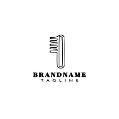 scrub brush logo icon design template black isolated vector illustration
