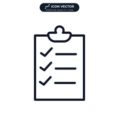 Evaluate icon symbol template for graphic and web design collection logo vector illustration