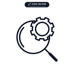 Optimization icon symbol template for graphic and web design collection logo vector illustration