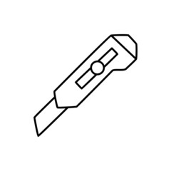 Sharpener Icon  in black line style icon, style isolated on white background