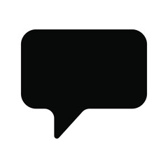 Speech bubble icon. isolated. Flat design. vector illustration