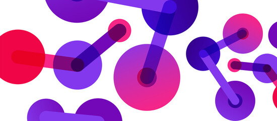 Network concept abstract background. Dots connection. Big data idea. Business template for wallpaper, banner, background or landing