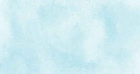 light blue beautiful natural cloudy watercolor textured creative aquarelle paint light sky blue color hand drawn frame illustration for cover,card,invitation,decoration,template and any design.
