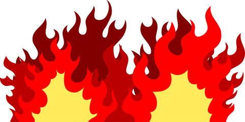 広範囲に渡って炎上する炎  エスカレーター 大火事