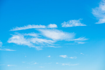 blue sky with clouds for background.