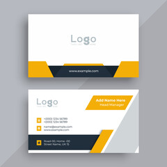 Modern business card design template