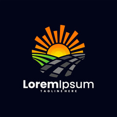 landscaping vector logo icon