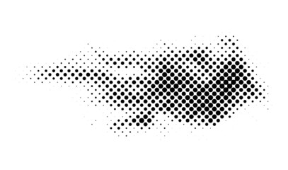 Abstract grunge halftone dots texture background. 