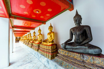 The Buddha statue is a symbol of the representative of the Buddhist prophets that Buddhists use to pay respect.