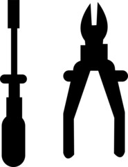 electrician tools. vector illustration..eps