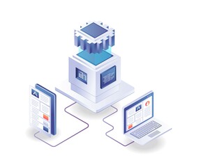 Smartphone network and server computer