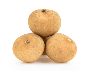 longan isolated on white