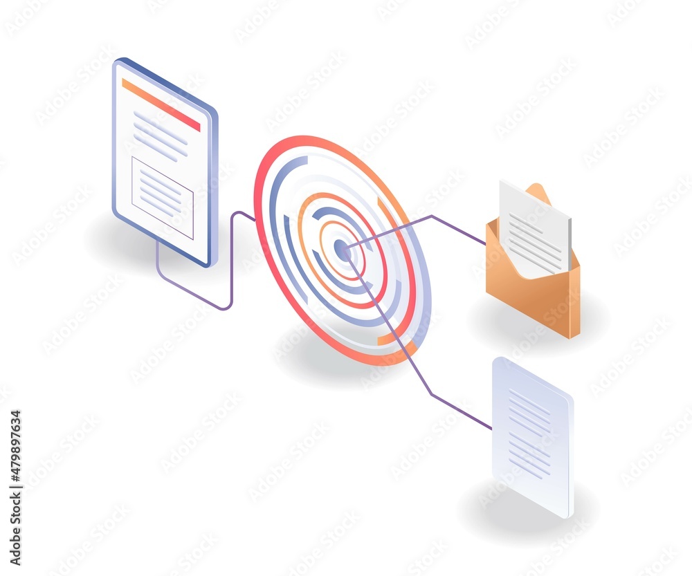 Poster digital transformation technology control button