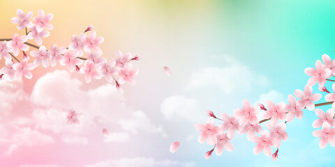 桜　春　花　背景