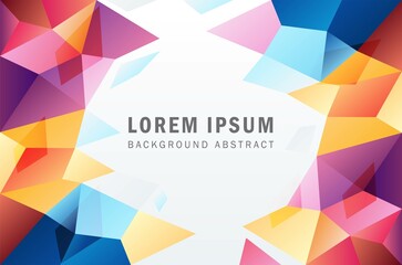 Fototapeta premium background triangle liquid colorful geometric abstract design