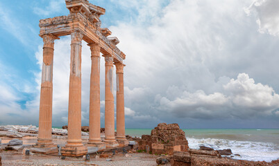 Temple of apollo - Side, Antalya, Turkey