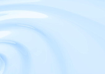 雫と波紋が広がる水色の液体、背景素材