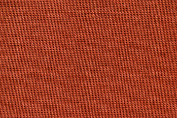 Brown canvas or linen fabric texture as background