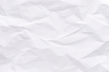 crumpled white paper background