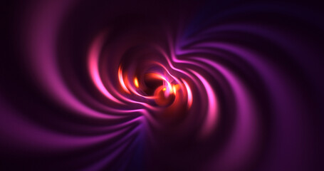 3D rendering abstract multicolor fractal light background