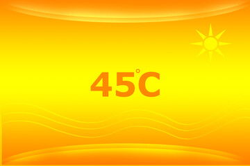 Yellow background with sun for Summer news