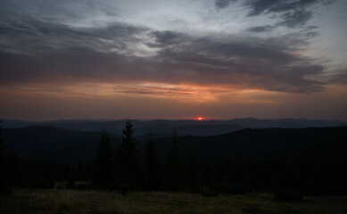 Abandoned radiolocation station on Tomnatic mountain