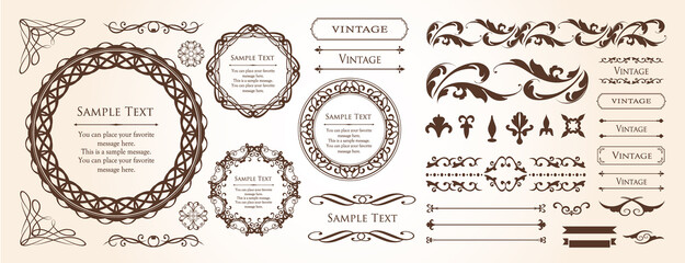 バレンタインデーのフレームデザイン。豪華でエレガントな装飾。アンティーク。ビンテージ。ゴージャス。エレガンス。