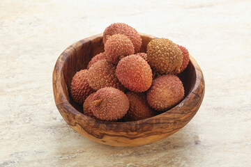 Sweet juice lychee tropical fruit