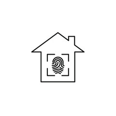 biometric icons  symbol vector elements for infographic web