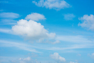 blue sky with clouds