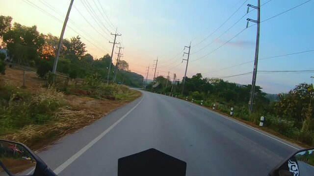 Take a road trip along the beautiful roads of Thailand.