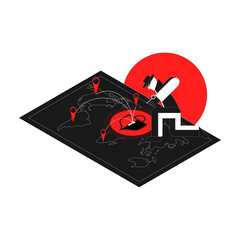 Abstract vector illustration of data leak. Remote hacking of personal data. Weak protection is an easy path for fraudsters.