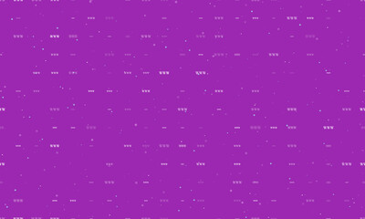 Seamless background pattern of evenly spaced white www symbols of different sizes and opacity. Vector illustration on purple background with stars