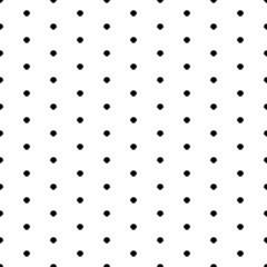 Square seamless background pattern from black sea shell symbols. The pattern is evenly filled. Vector illustration on white background