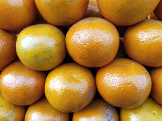 fresh healthy yellow orange put on fruits shop