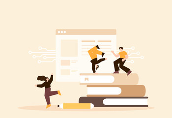 Illustration of business people design
