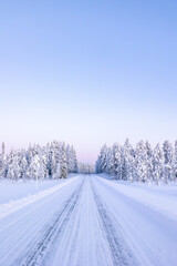 road in winter