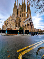 The Sagrada familia, Barcellona