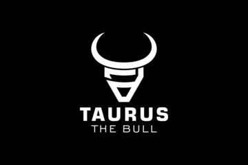 Letter D logo, Bull logo,head bull logo, monogram Logo Design Template Element