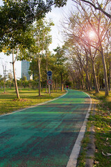 Public park to relax and exercise in the city.