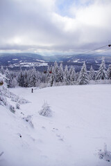 Am Ochsenkopf im Fichtelgebirge im Winter