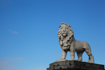 Fototapeta na wymiar Lion of London Bridge