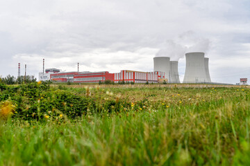 Fototapeta na wymiar CZE, AKW Temelin, Kernkraftwerk, Tschechische Republik