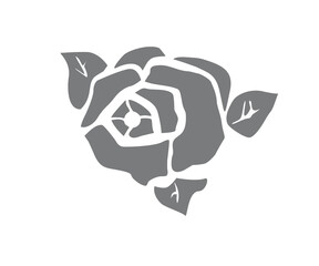 one graphic rose