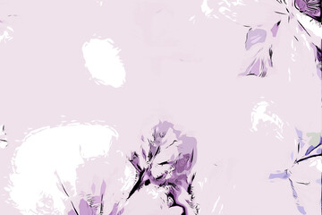 Beautiful abstract floral bouquet illustration