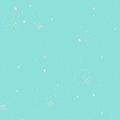 Scattered granules on a white background. Pattern.
