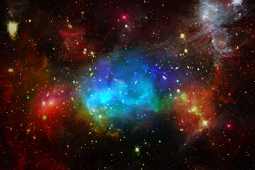Fototapeta na wymiar Amazing galaxy view and stars. The elements of this image furnished by NASA.